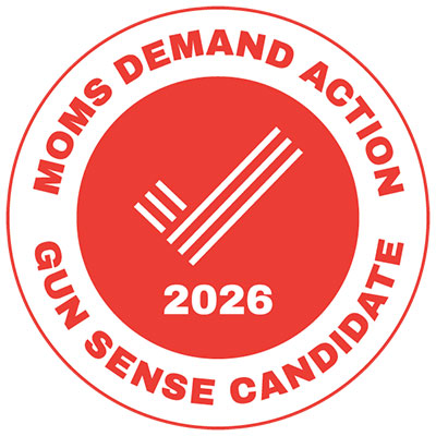 Logo for Moms Demand Action Gun Sense Candidate